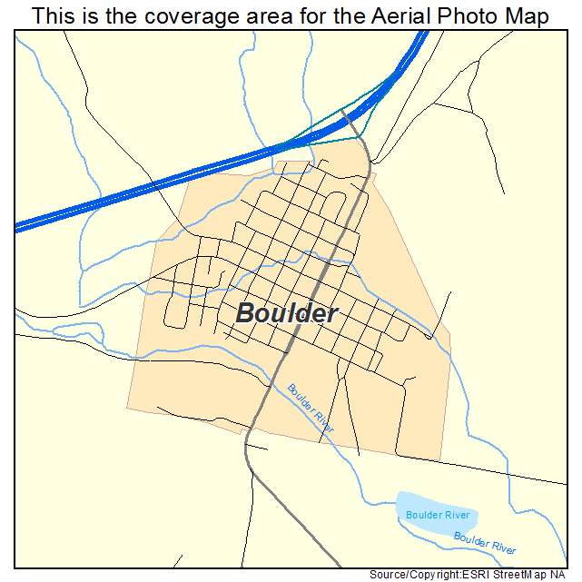 Boulder, MT location map 