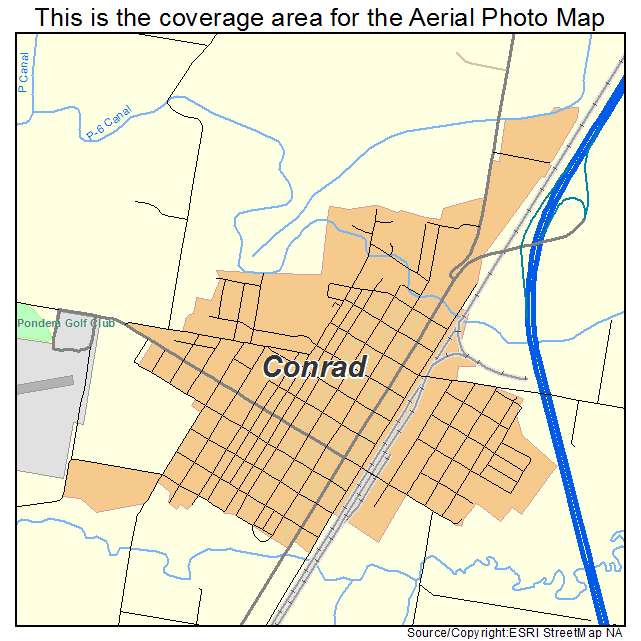 Conrad, MT location map 