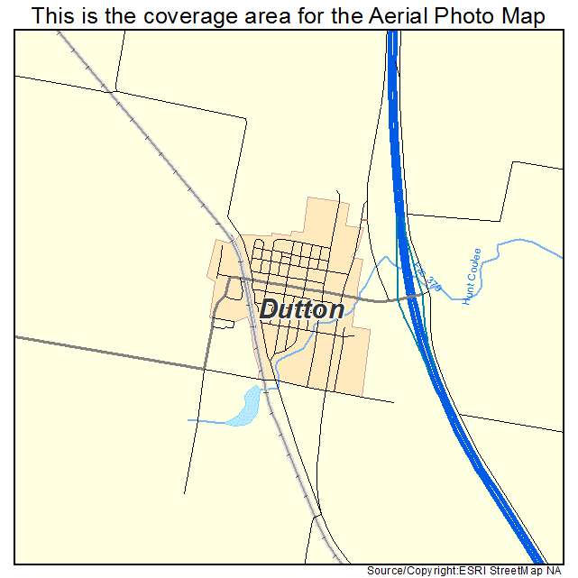Dutton, MT location map 