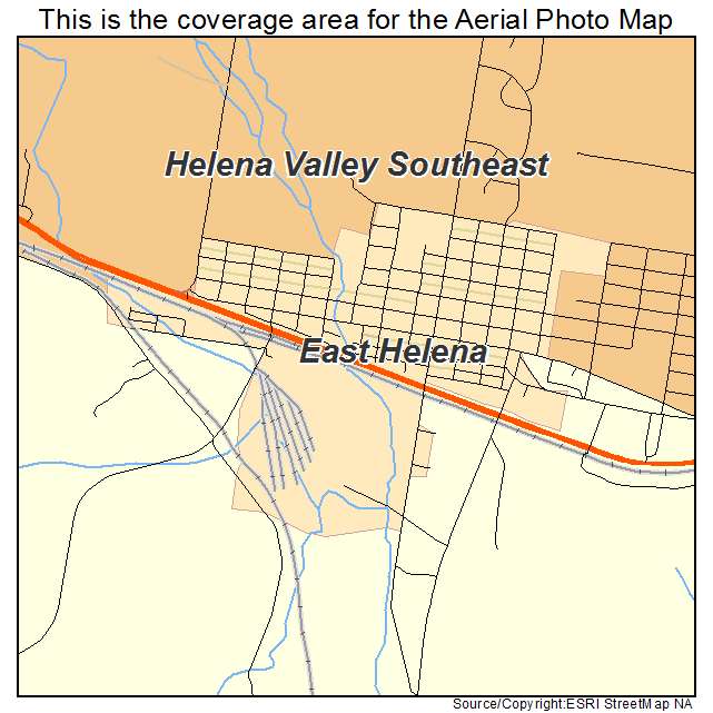 East Helena, MT location map 