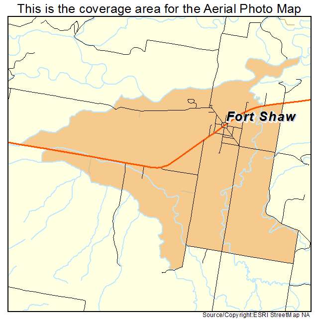 Fort Shaw, MT location map 