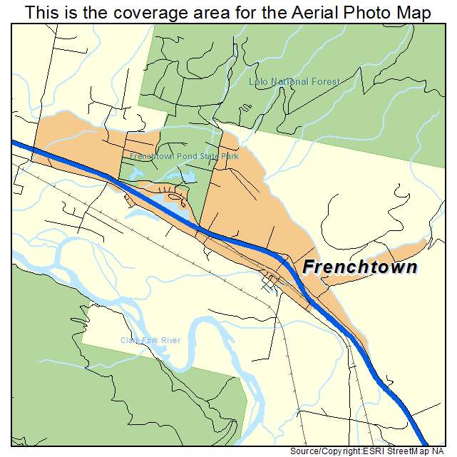 Frenchtown, MT location map 