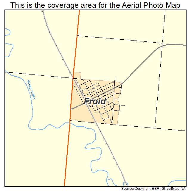 Froid, MT location map 