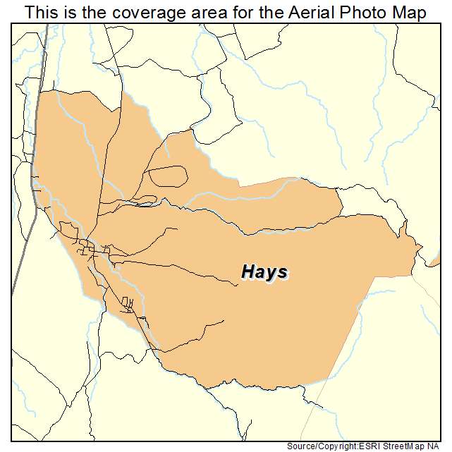 Hays, MT location map 