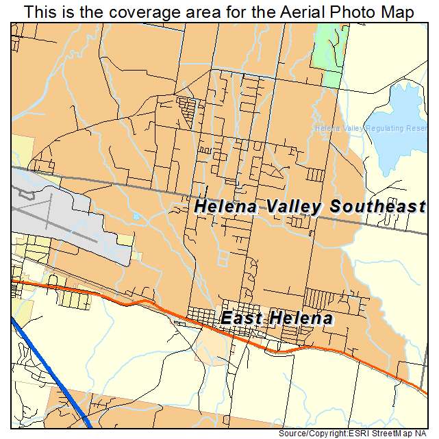 Helena Valley Southeast, MT location map 