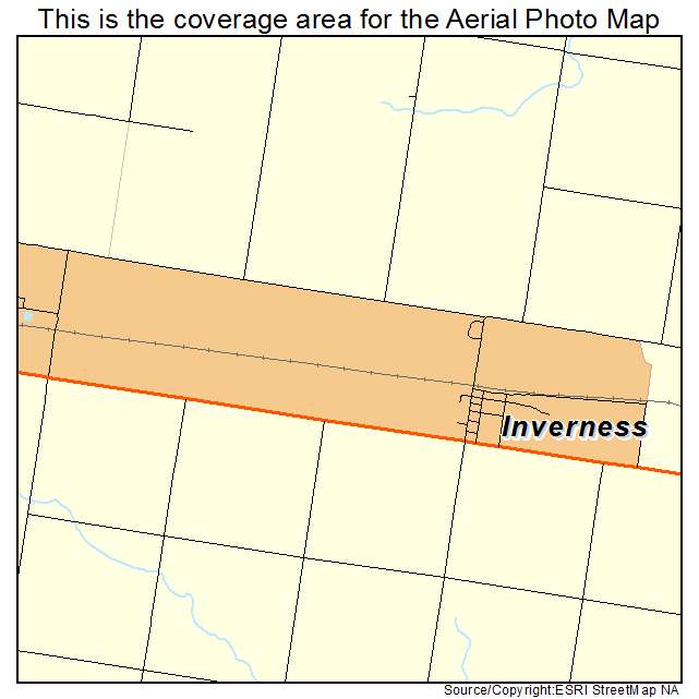 Inverness, MT location map 