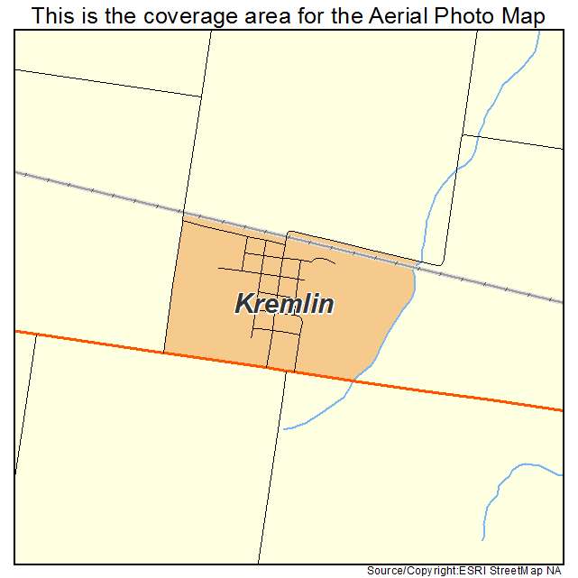 Kremlin, MT location map 