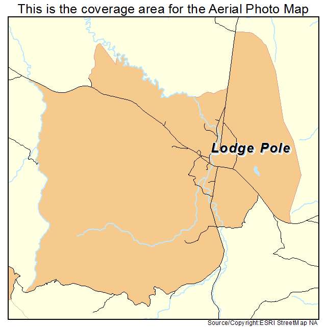 Lodge Pole, MT location map 