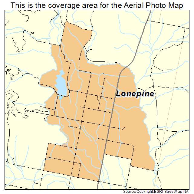 Lonepine, MT location map 