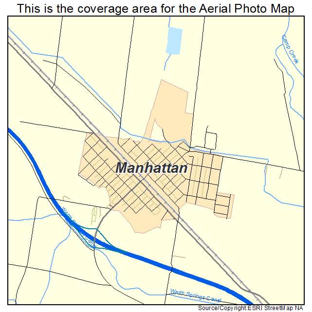 Manhattan, MT location map 