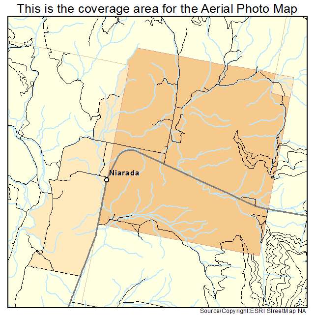 Niarada, MT location map 