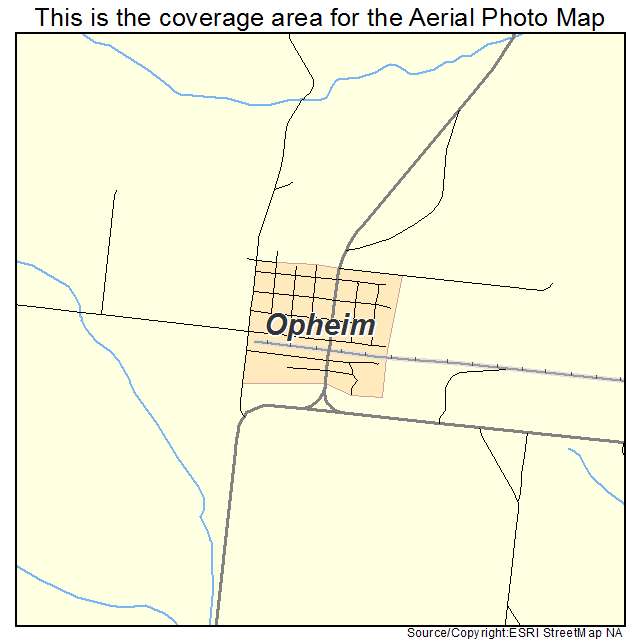 Opheim, MT location map 