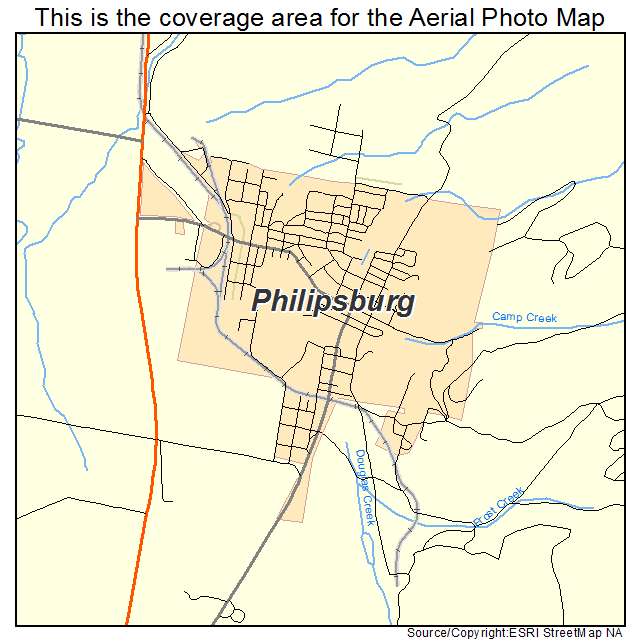 Philipsburg, MT location map 