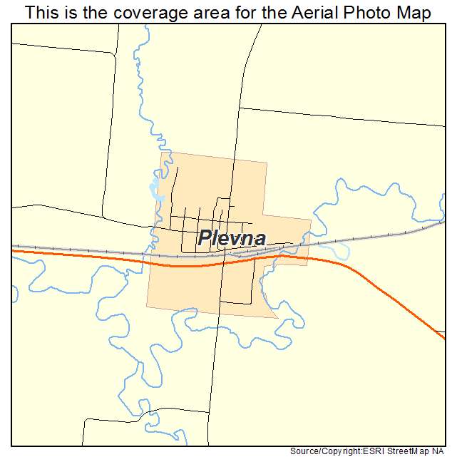 Plevna, MT location map 