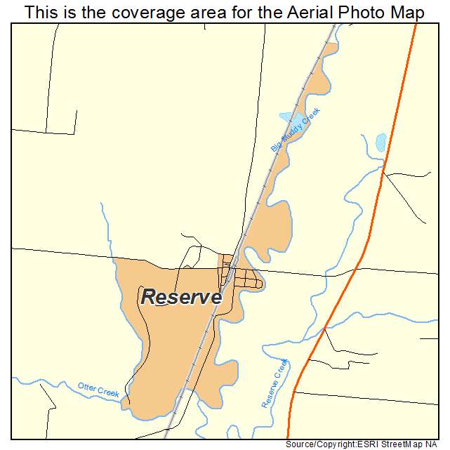 Reserve, MT location map 