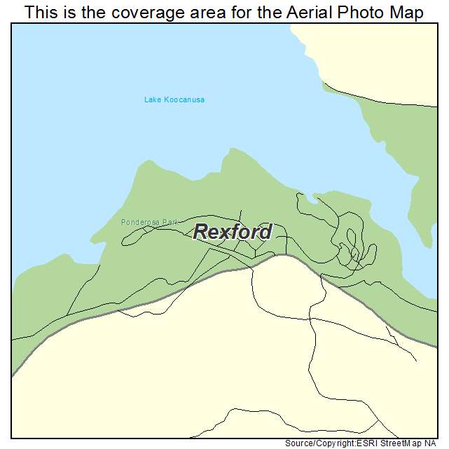 Rexford, MT location map 