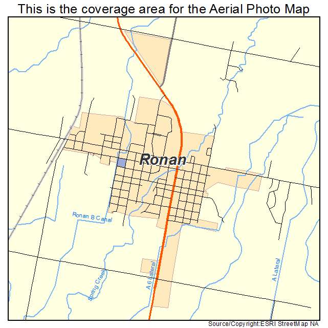 Ronan, MT location map 