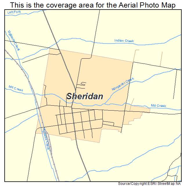Sheridan, MT location map 