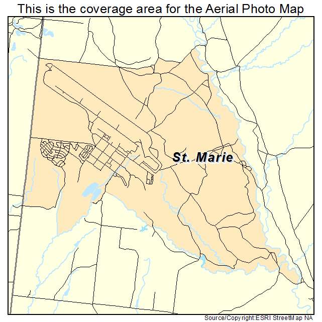 St Marie, MT location map 