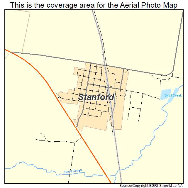 Stanford, MT location map 