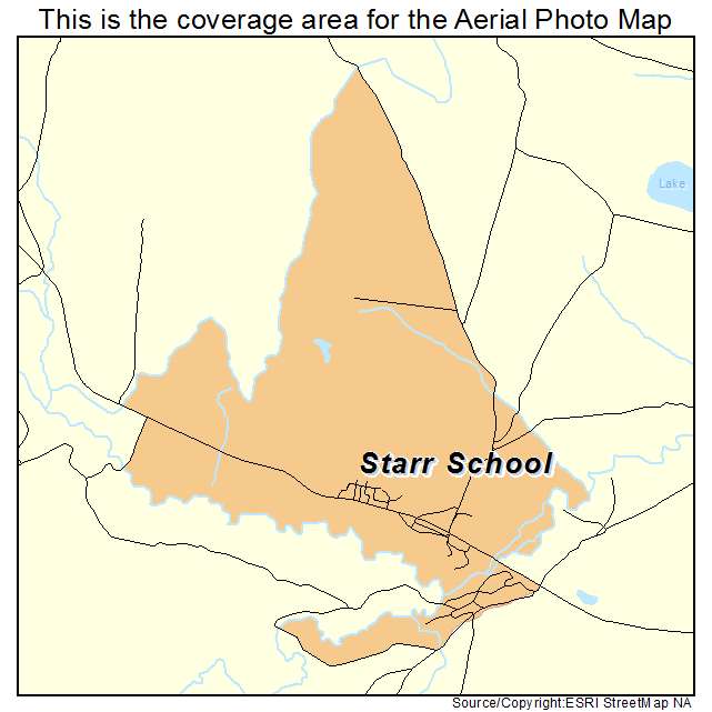 Starr School, MT location map 