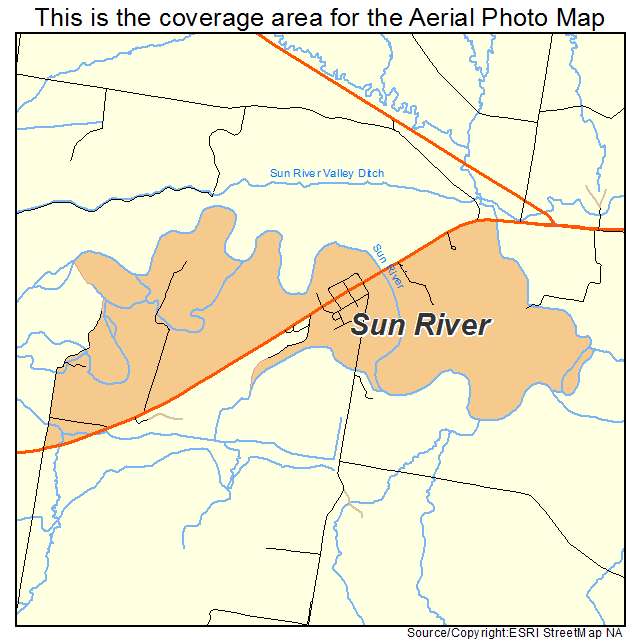 Sun River, MT location map 