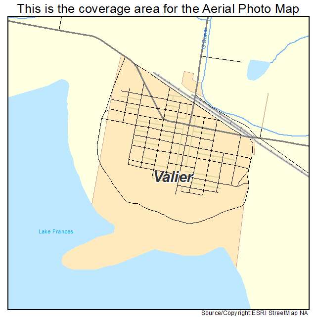 Valier, MT location map 