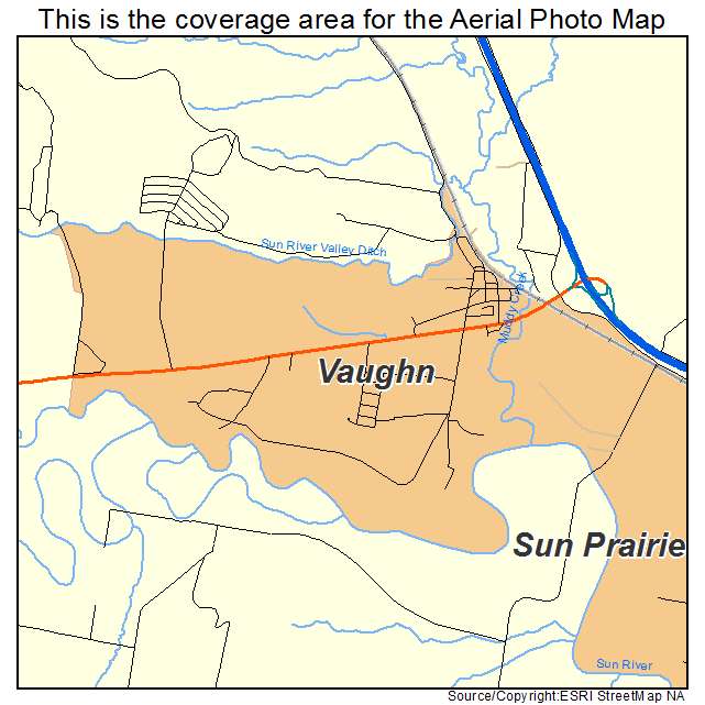 Vaughn, MT location map 