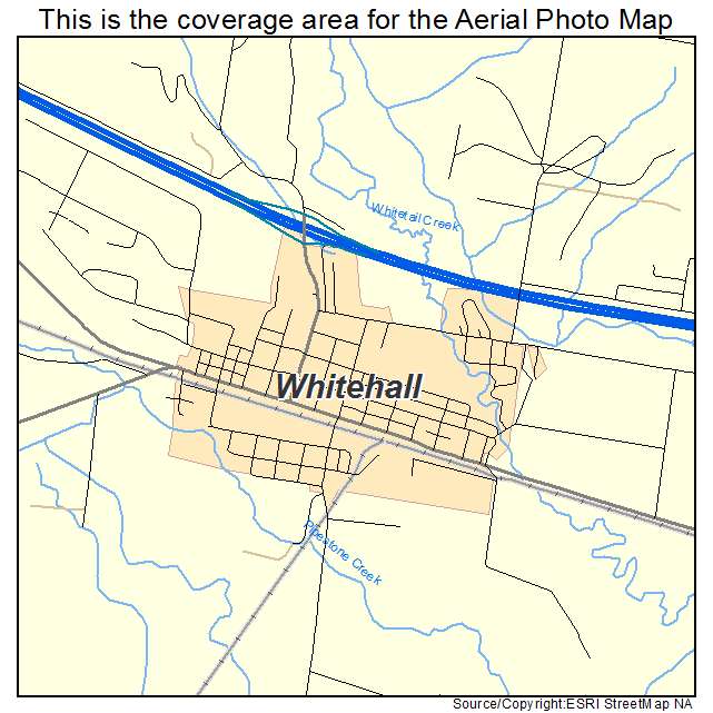 Whitehall, MT location map 