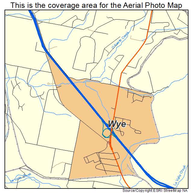 Wye, MT location map 