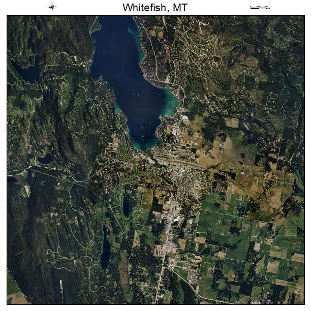 Whitefish, MT air photo map