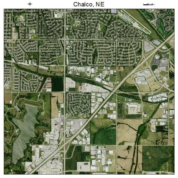 Chalco, NE air photo map