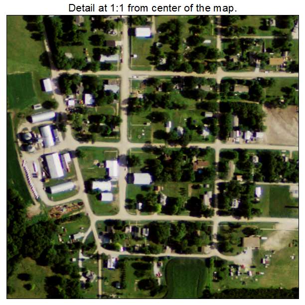 Abie, Nebraska aerial imagery detail