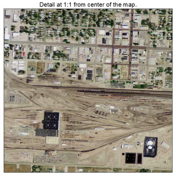 Alliance, Nebraska aerial imagery detail