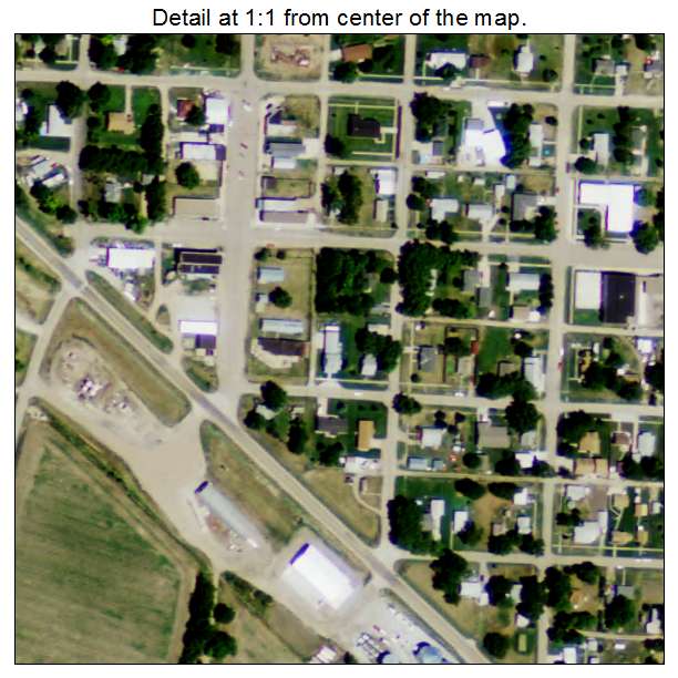 Amherst, Nebraska aerial imagery detail
