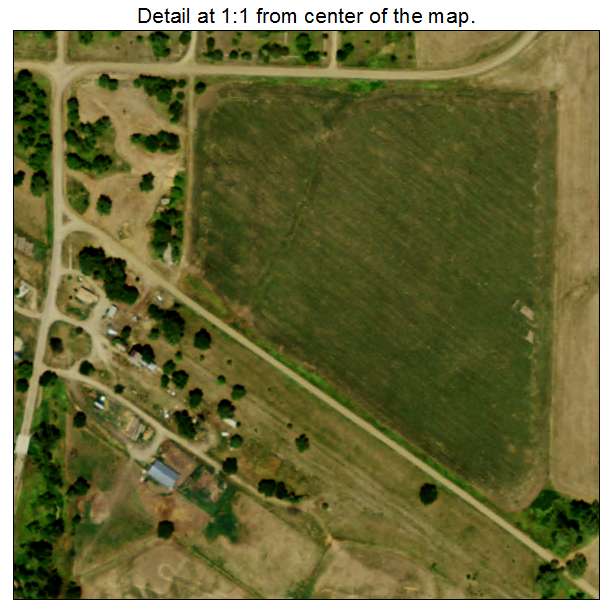 Anoka, Nebraska aerial imagery detail