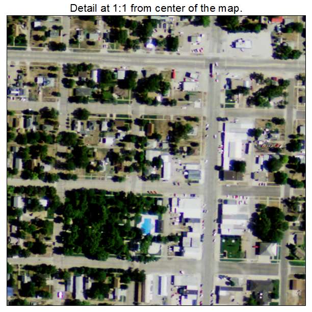 Arapahoe, Nebraska aerial imagery detail