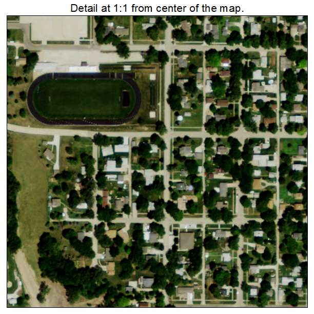 Arlington, Nebraska aerial imagery detail