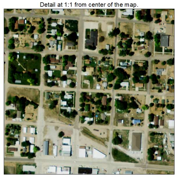 Arnold, Nebraska aerial imagery detail