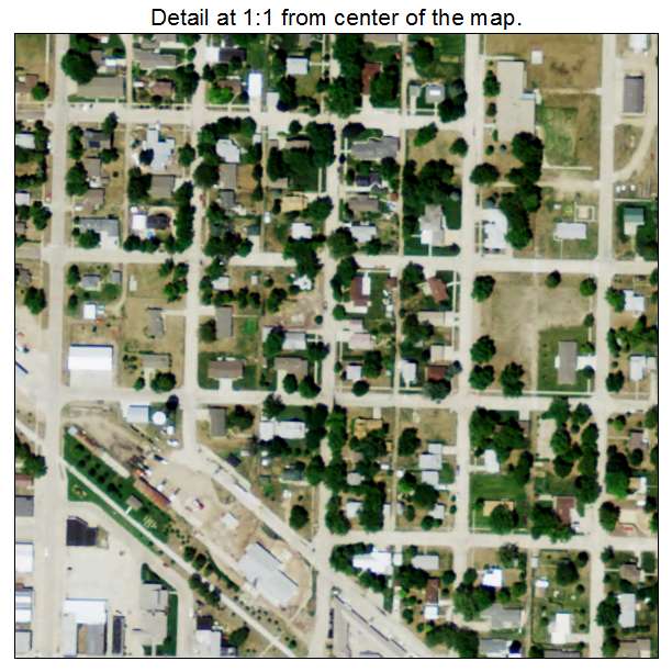 Atkinson, Nebraska aerial imagery detail