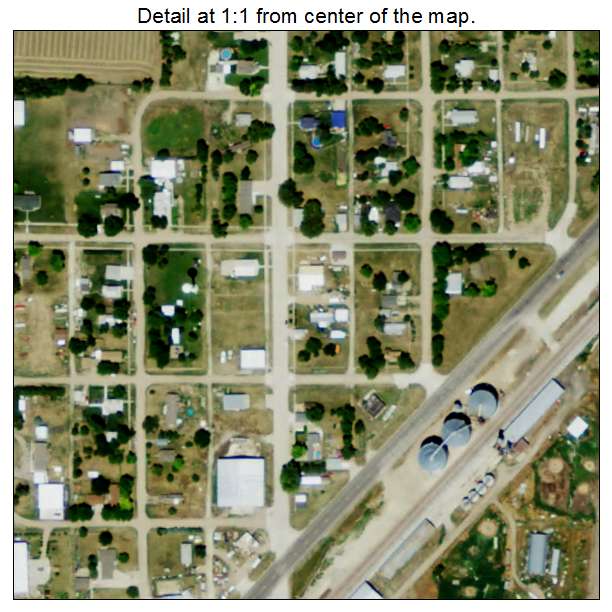 Atlanta, Nebraska aerial imagery detail