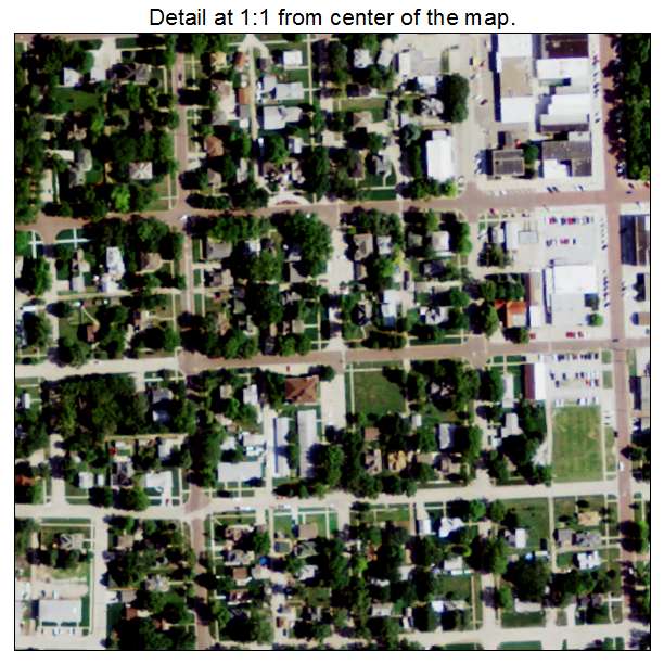 Aurora, Nebraska aerial imagery detail