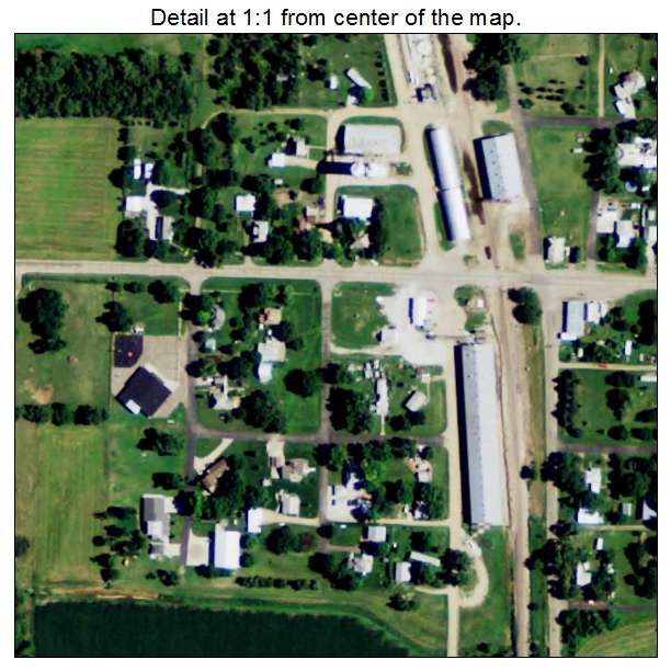 Ayr, Nebraska aerial imagery detail