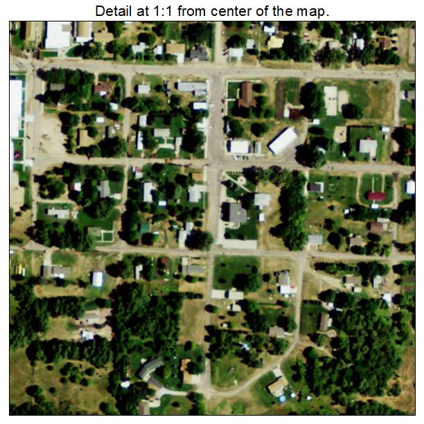 Bartlett, Nebraska aerial imagery detail