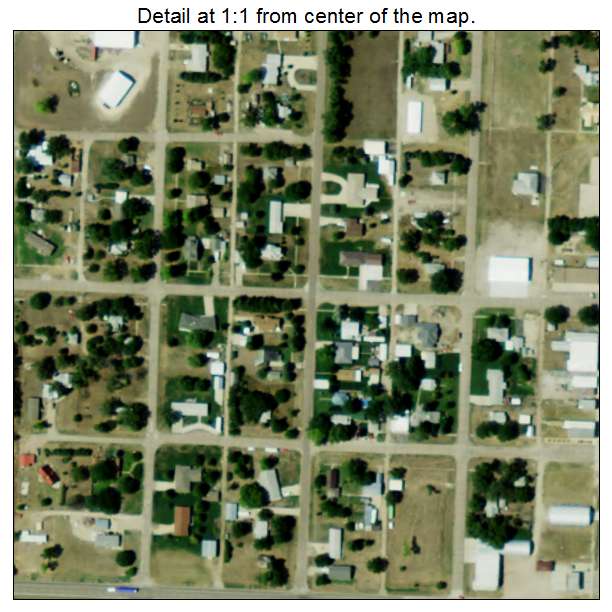 Bartley, Nebraska aerial imagery detail