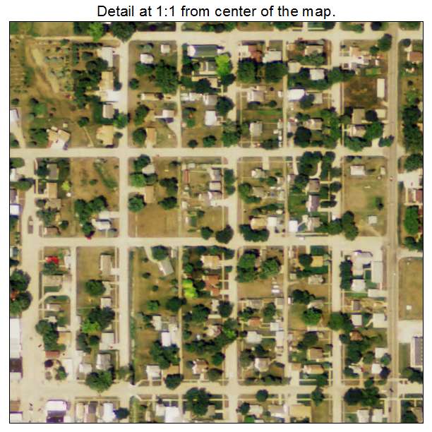 Beemer, Nebraska aerial imagery detail
