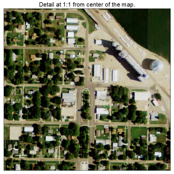 Bellwood, Nebraska aerial imagery detail