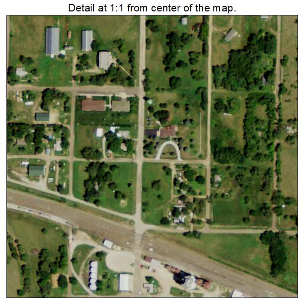 Belvidere, Nebraska aerial imagery detail