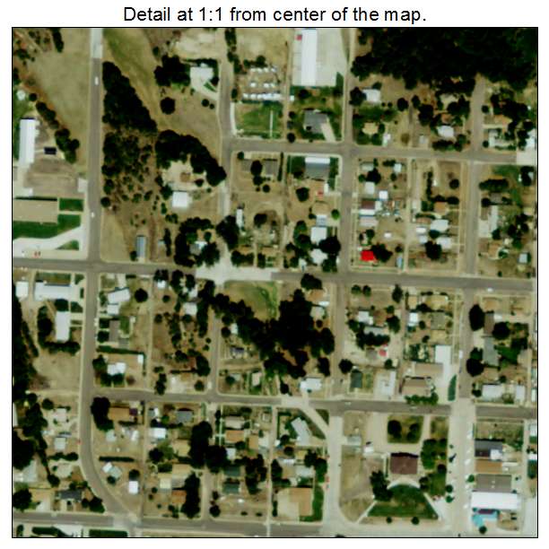 Benkelman, Nebraska aerial imagery detail