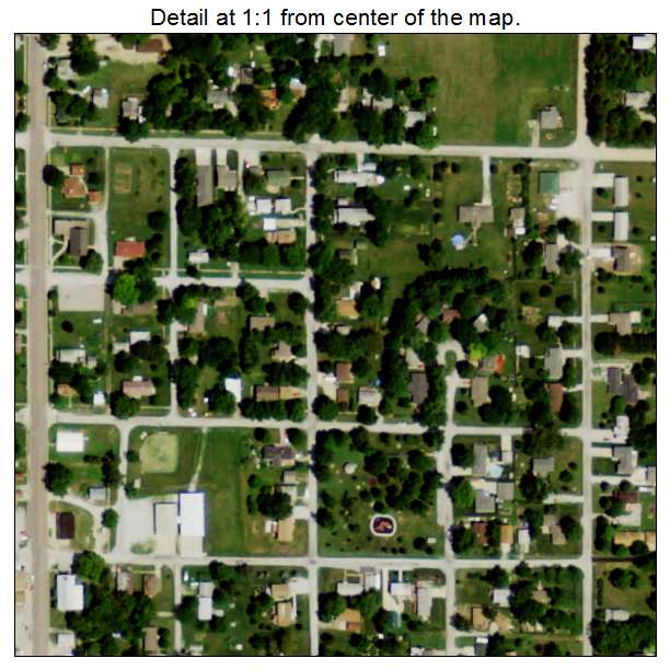Bennet, Nebraska aerial imagery detail